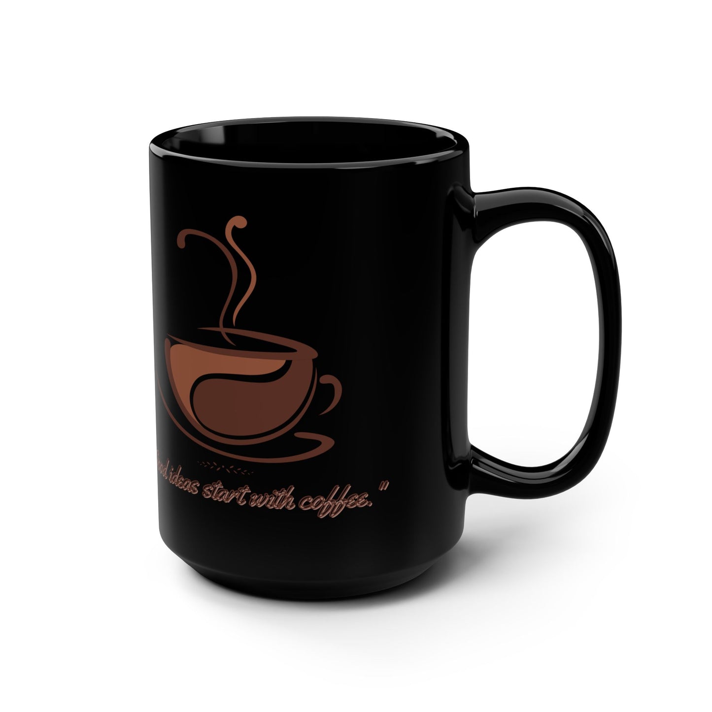 Black Mug, 15oz
