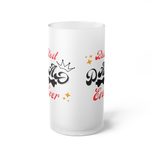 Frosted Glass Beer Mug