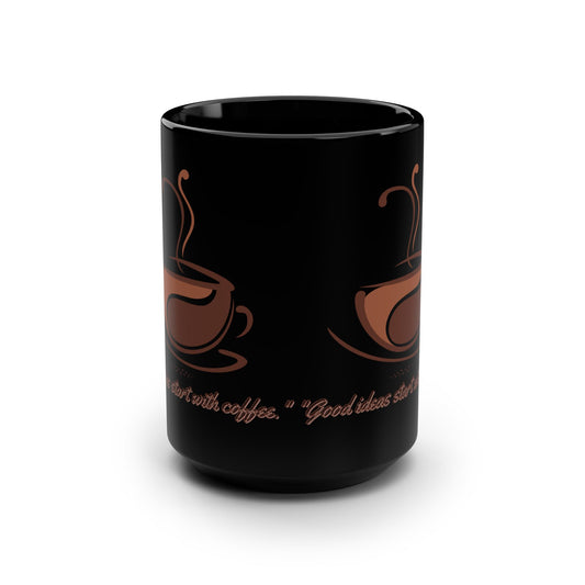 Black Mug, 15oz